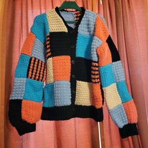 Harry Styles Inspired Crochet Cardigan